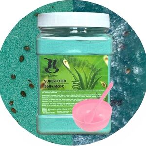 Superfood Jelly Mask with Spirulina - Green